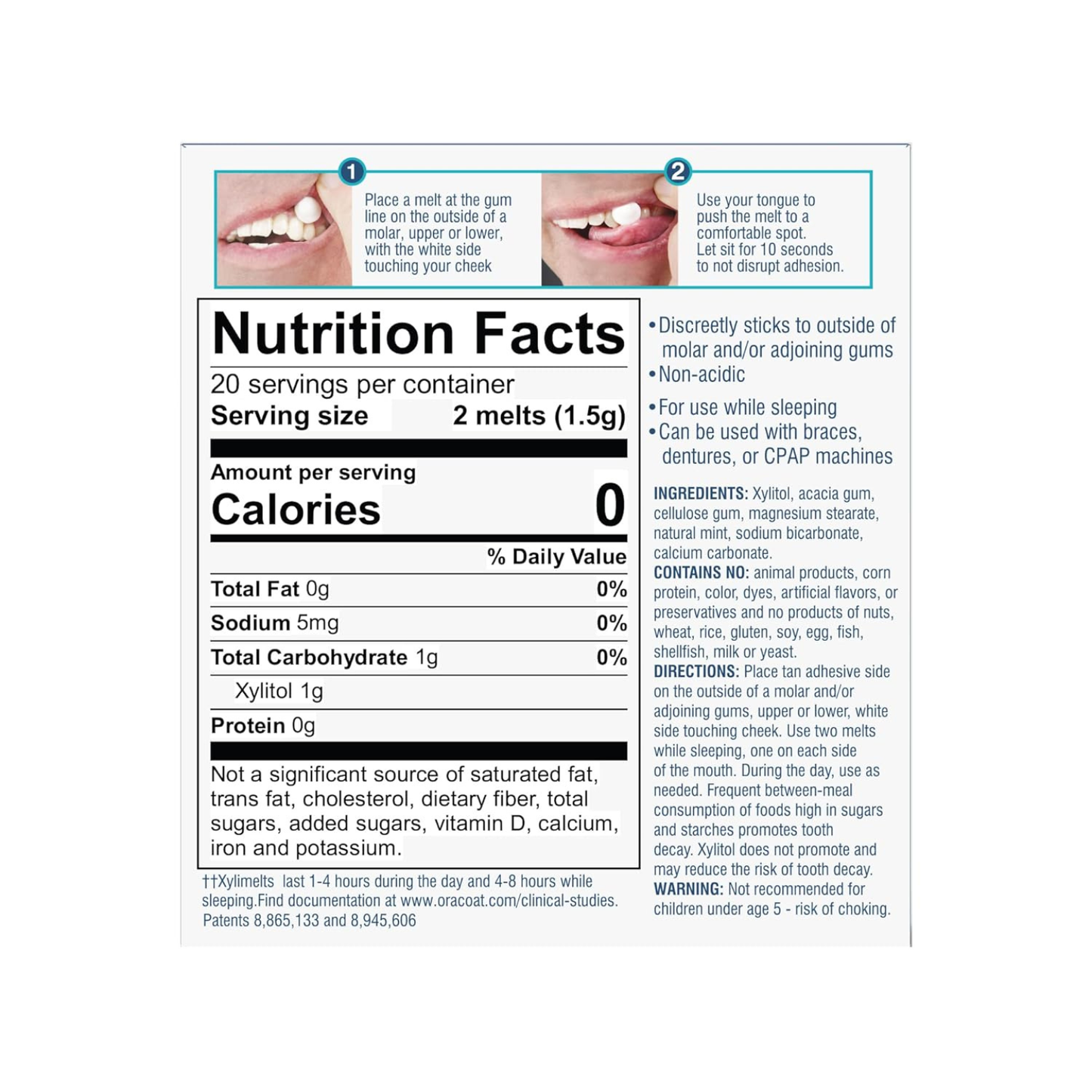 Qurella™ XyliMelts for Dry Mouth