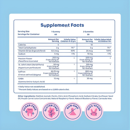 Qurella™ Saffron Gummies – Plant-Based For Kids