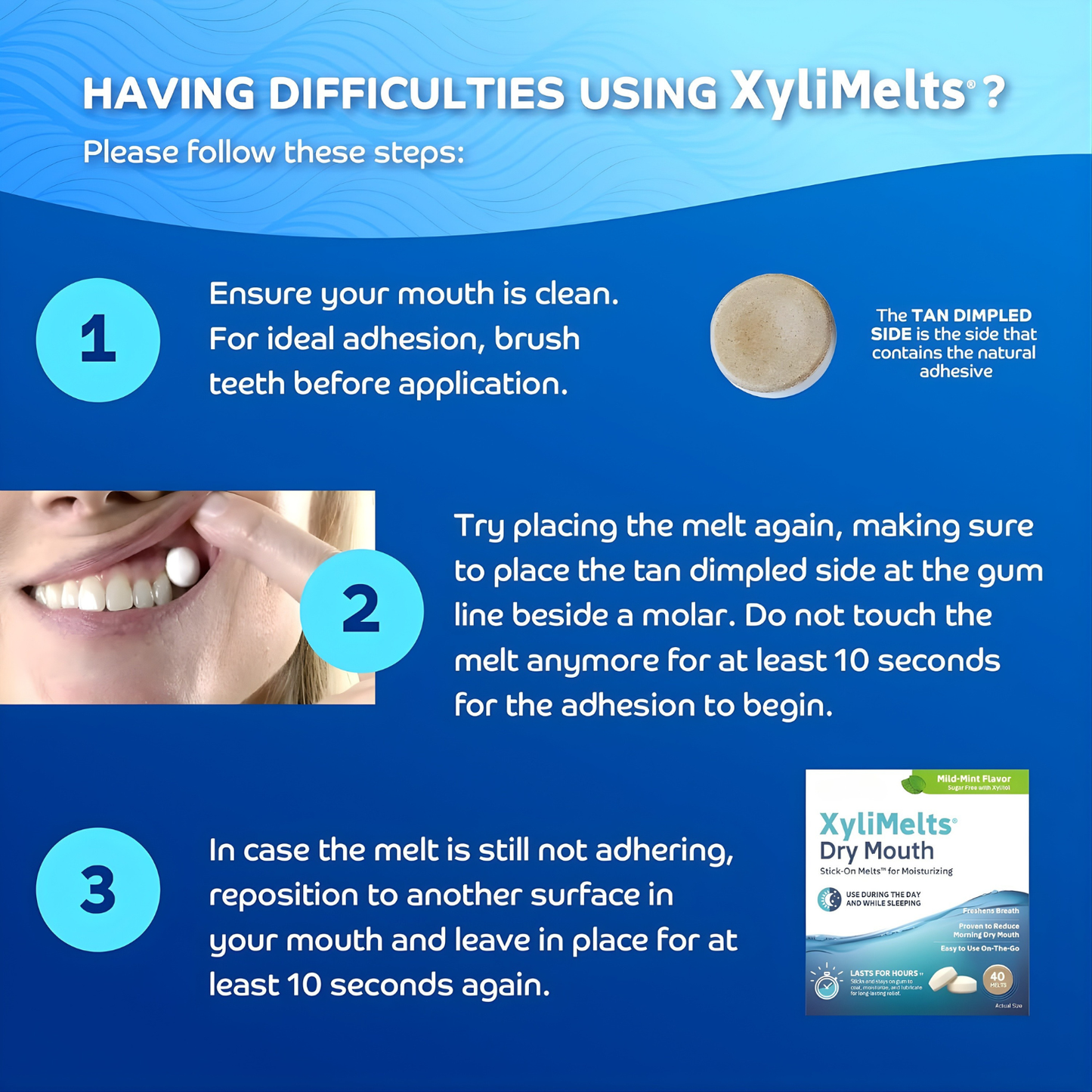 Qurella™ XyliMelts for Dry Mouth