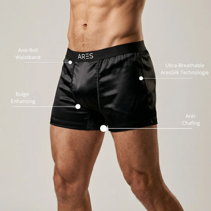 Qurella™ Ares Silk Boxer | All-Day Comfort