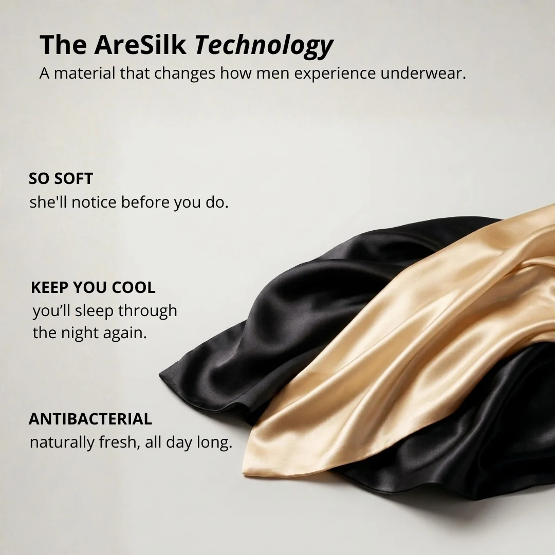 Qurella™ Ares Silk Boxer | All-Day Comfort