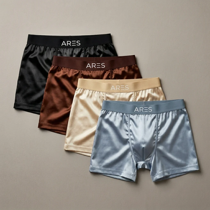 Qurella™ Ares Silk Boxer | All-Day Comfort